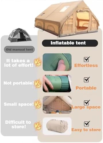 4-8P Inflatable Family Tent