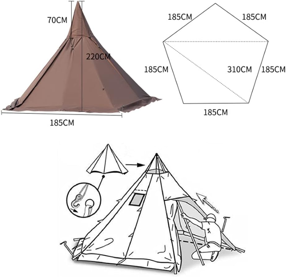Waterproof Tipi Tent
