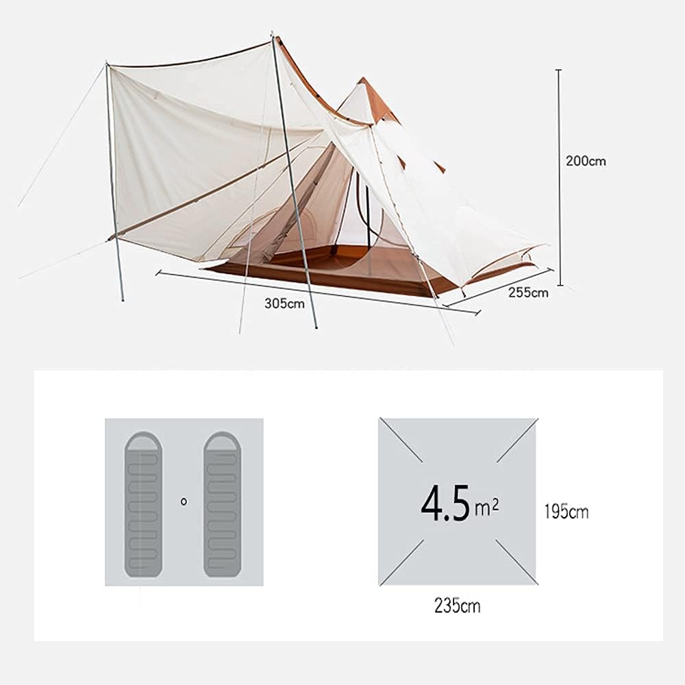 Double-Layer Pyramid Tent