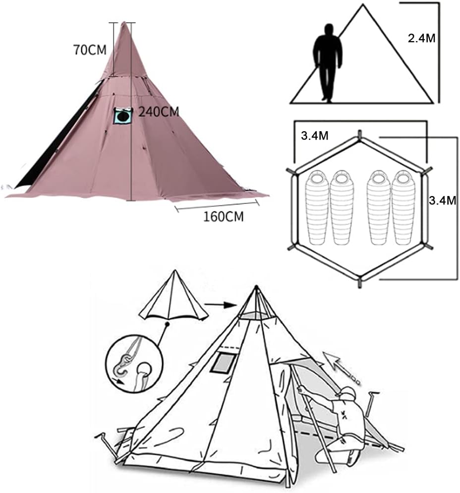 Waterproof Tipi Tent