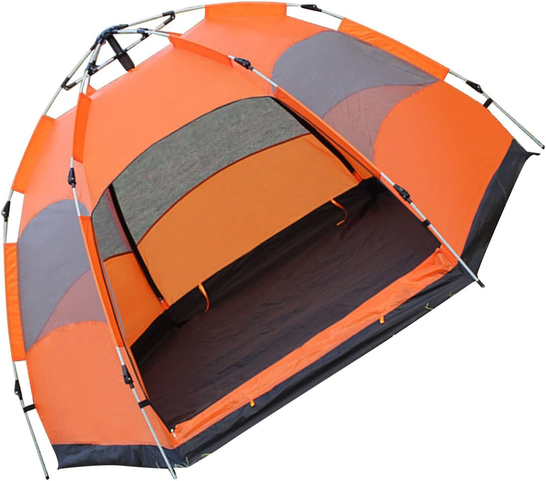 8-Person Hex Tent – Orange