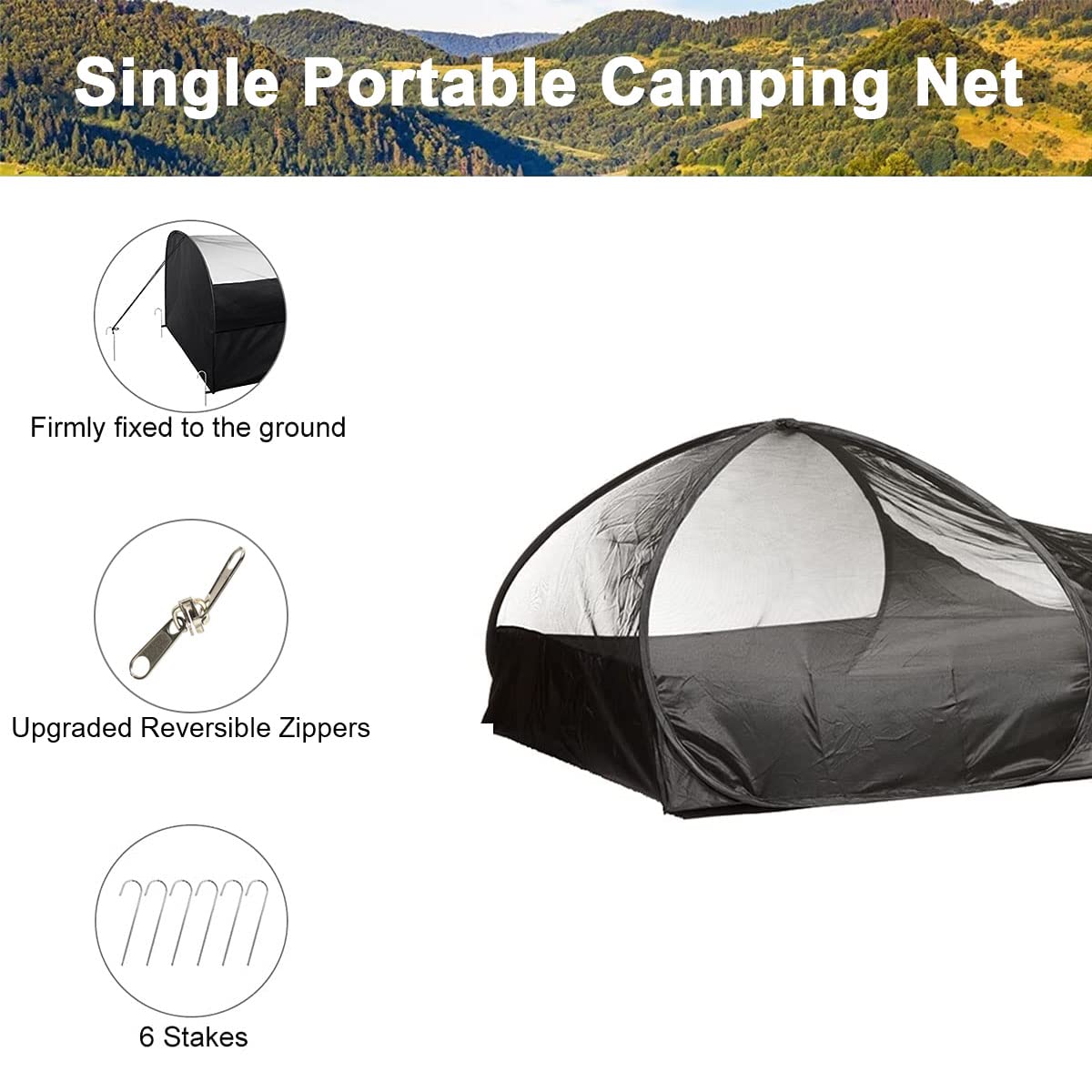 1P Pop-Up Mosquito Tent\