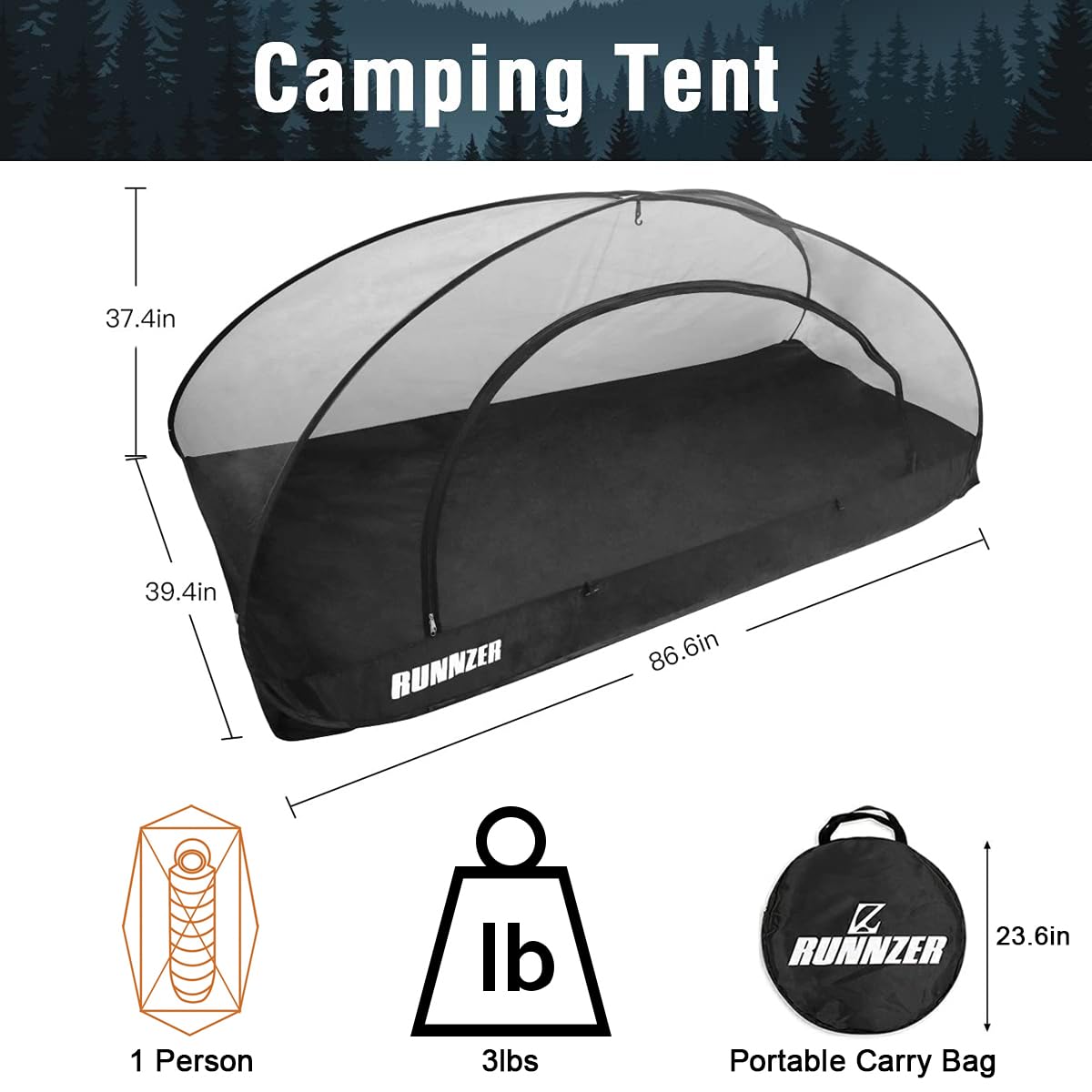 1P Pop-Up Mosquito Tent\