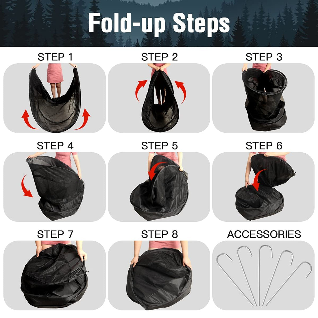 1P Pop-Up Mosquito Tent\