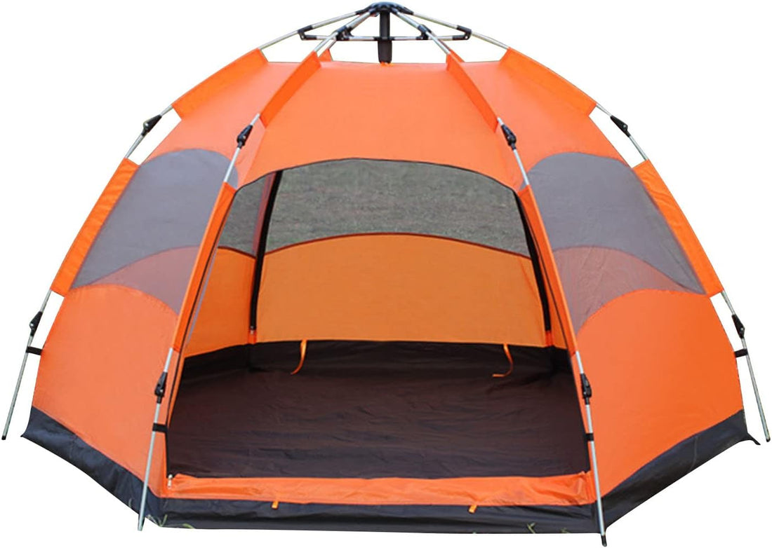 8-Person Hex Tent – Orange