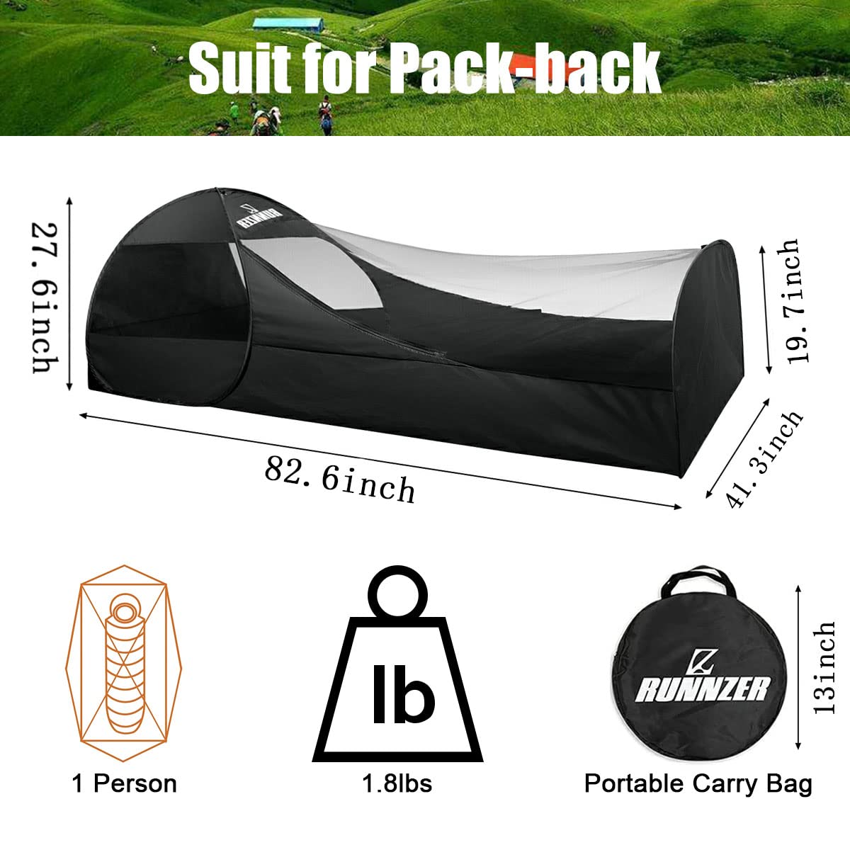 1P Pop-Up Mosquito Tent\