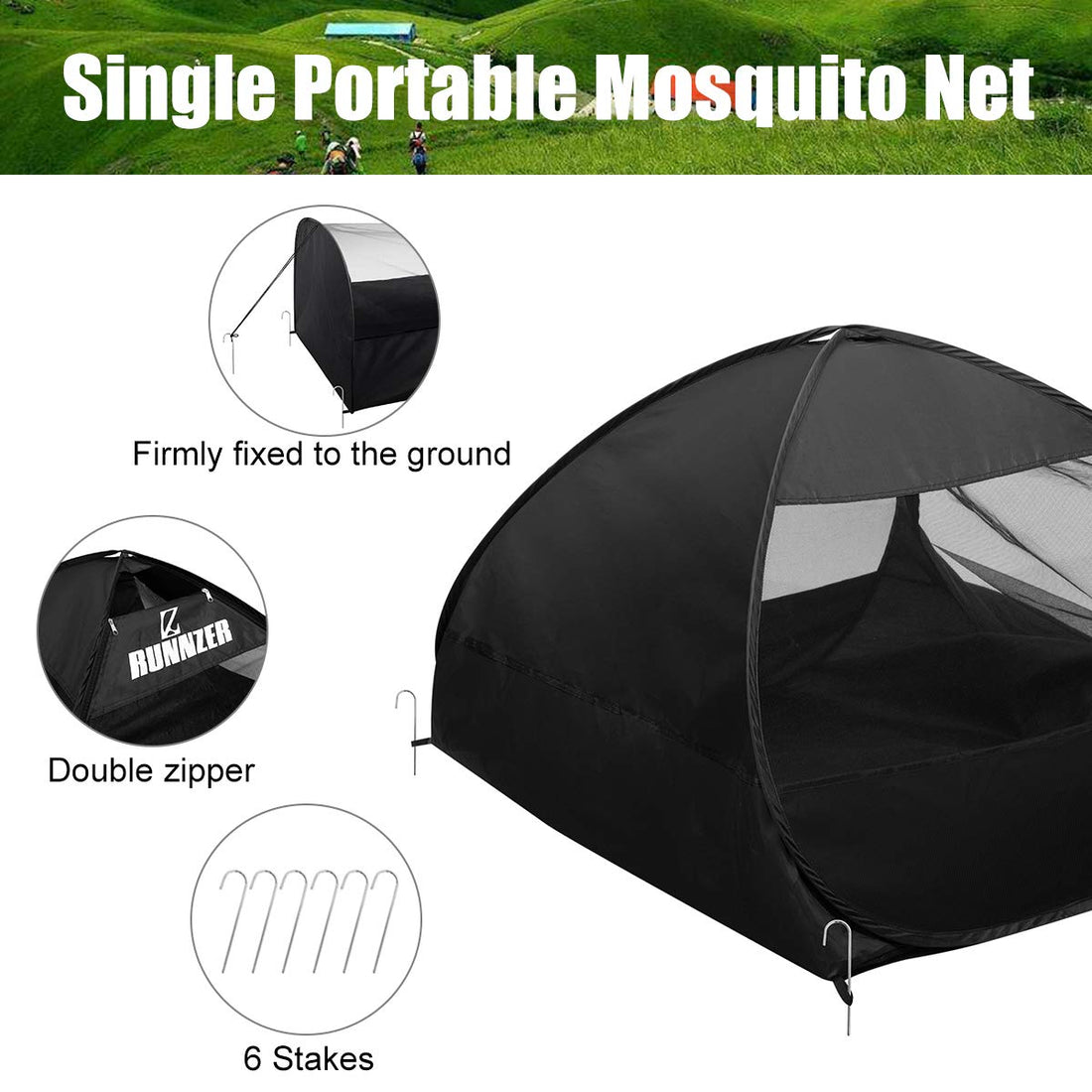 1P Pop-Up Mosquito Tent\