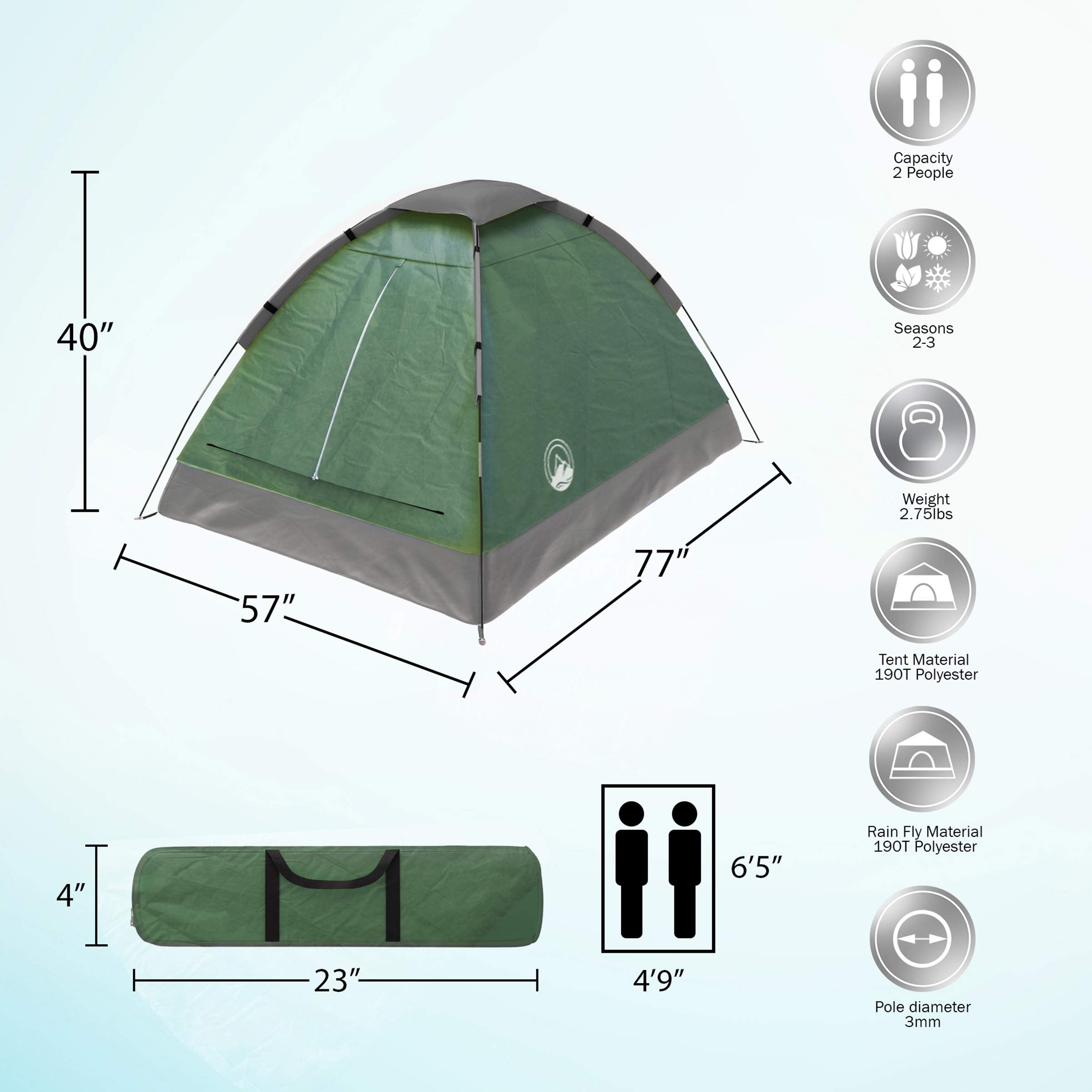 2-Person Dome Tent
