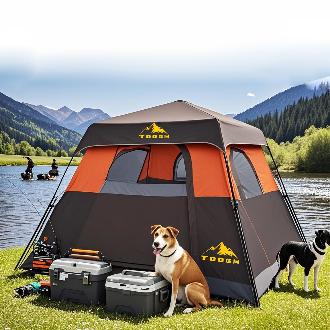 3-6P Instant Cabin Tent