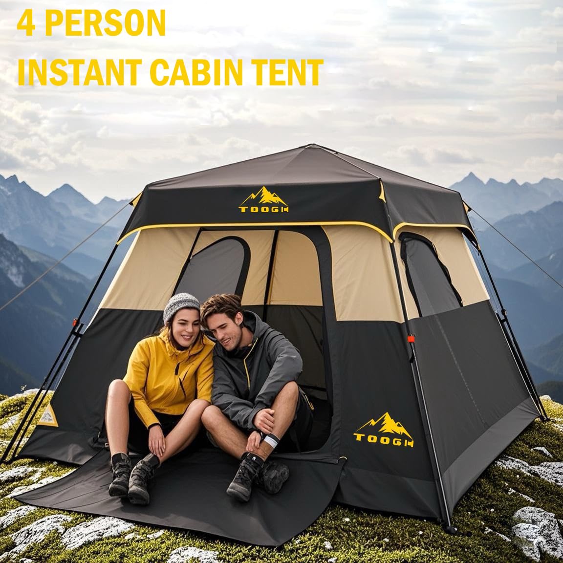 3-6P Instant Cabin Tent