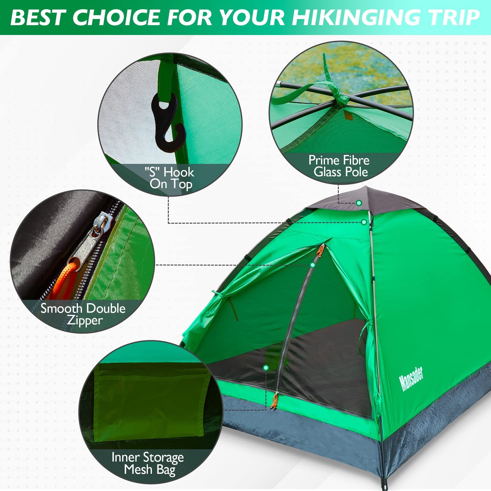 2-Person Camping Tent