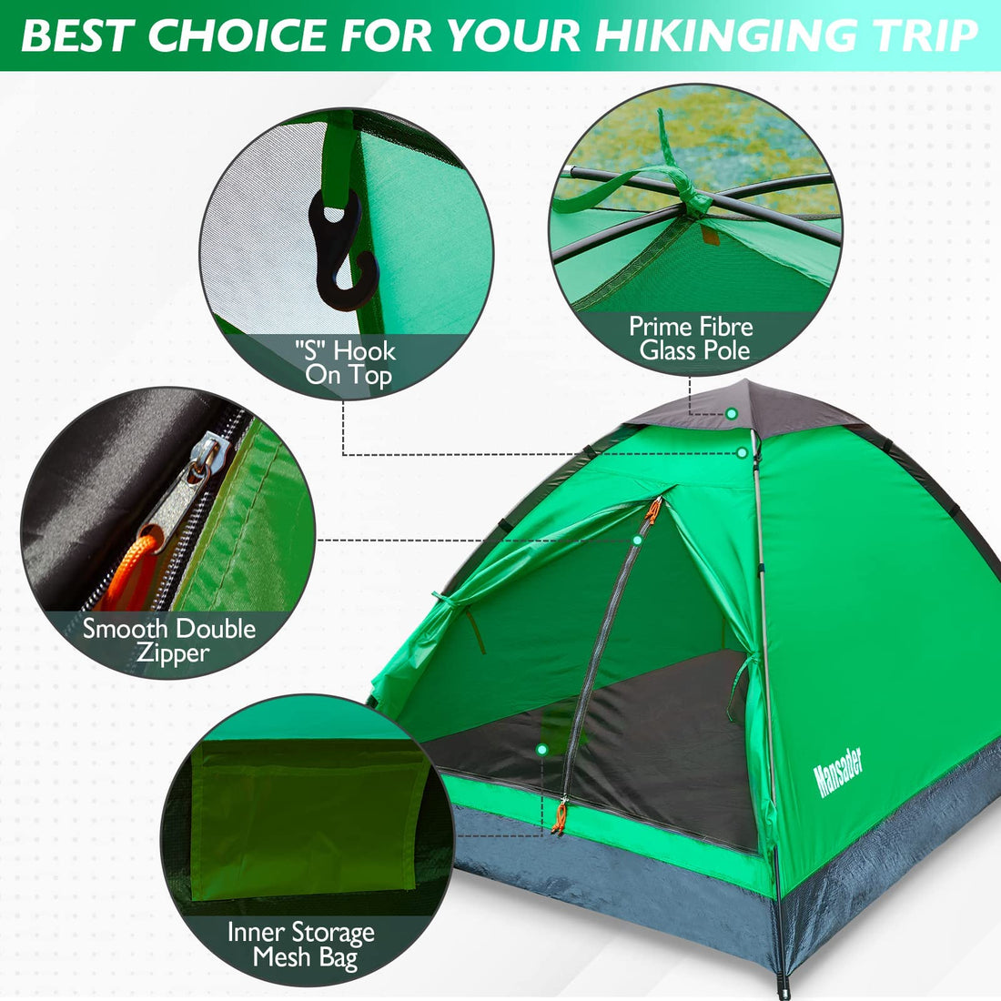 2-Person Camping Tent