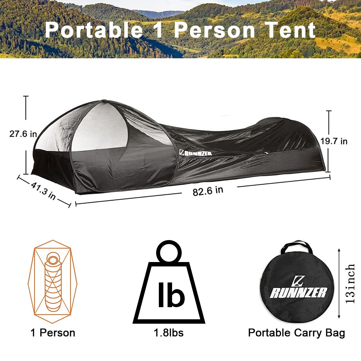1P Pop-Up Mosquito Tent\