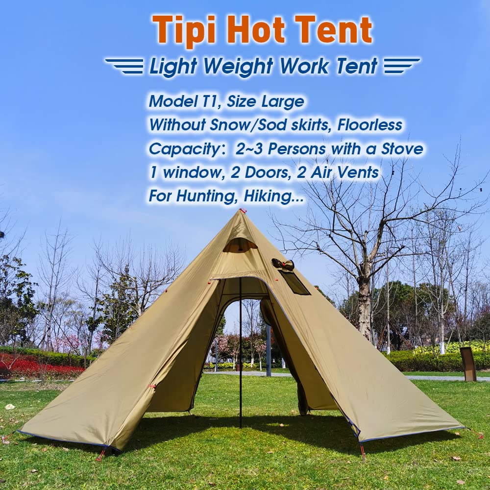 4-Person Tipi Tent