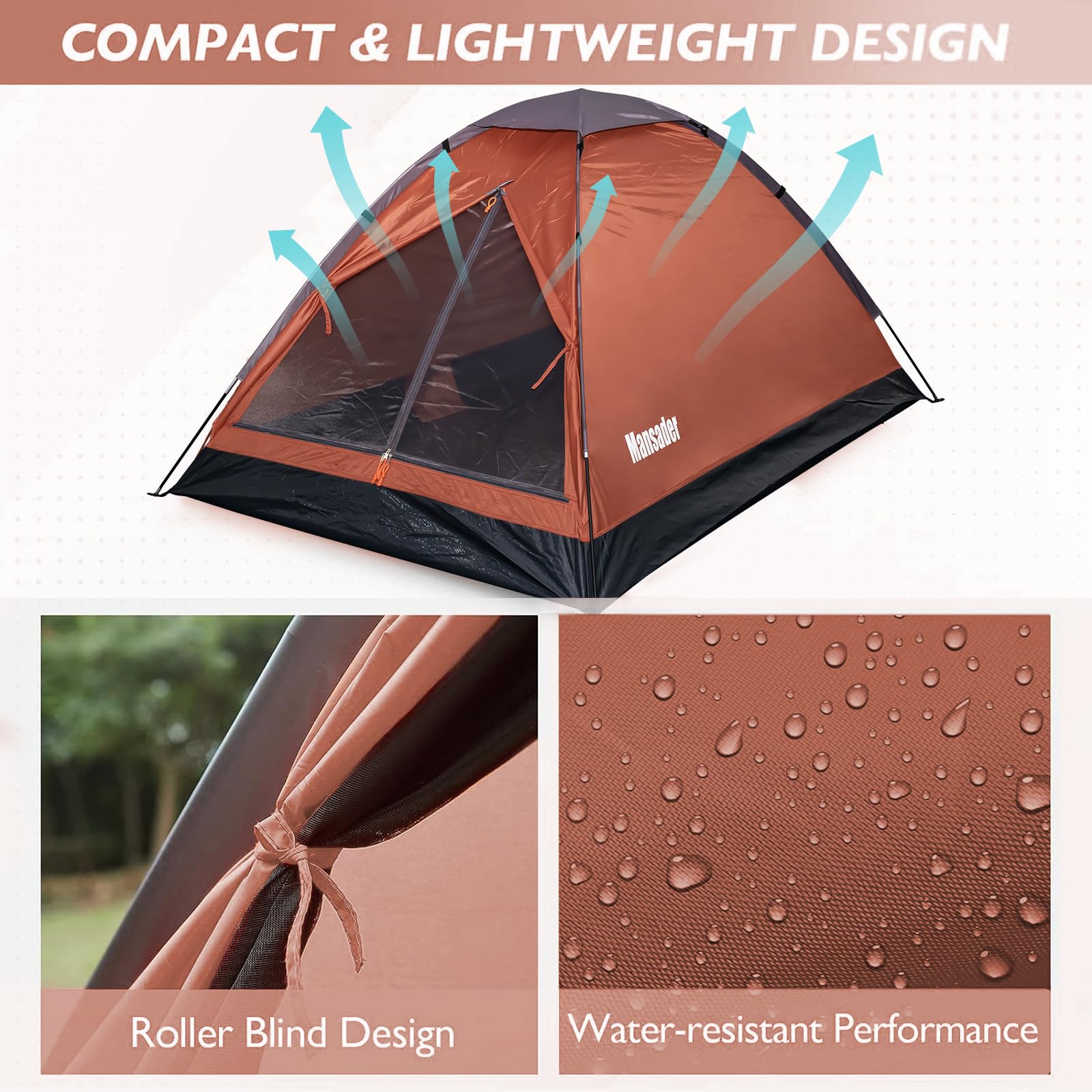 2-Person Camping Tent