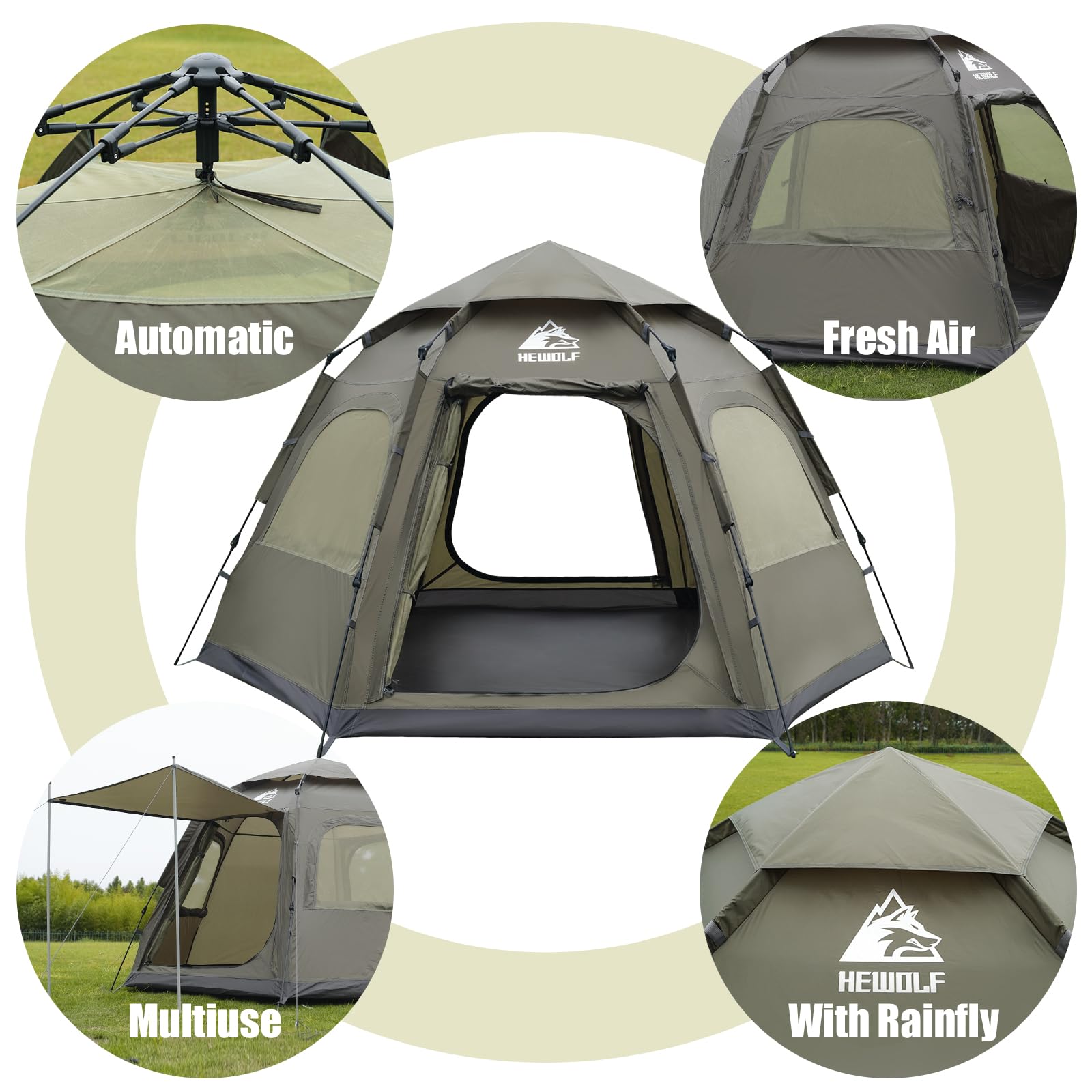 Hewolf Pop Up Tent