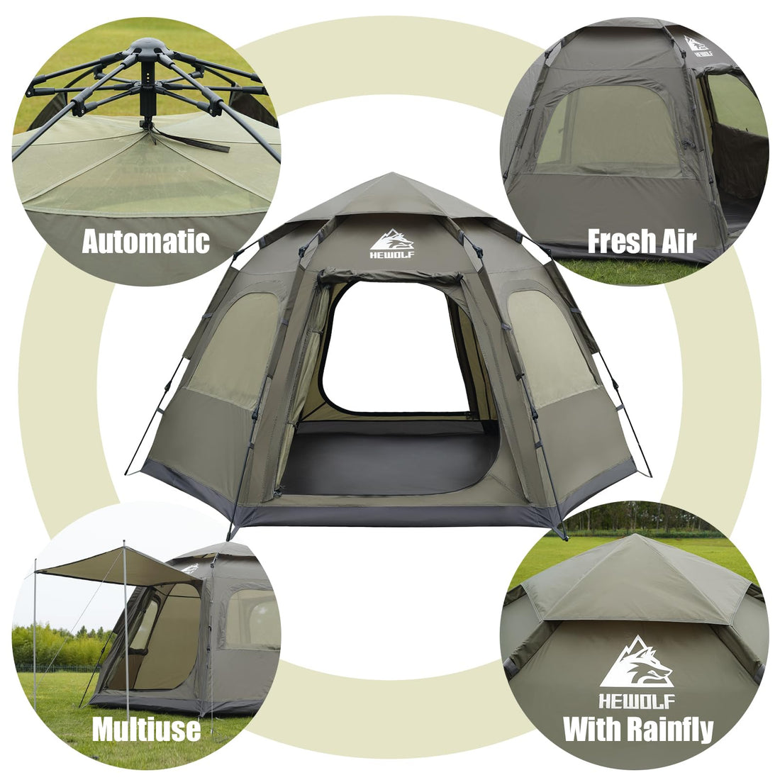 Hewolf Pop Up Tent