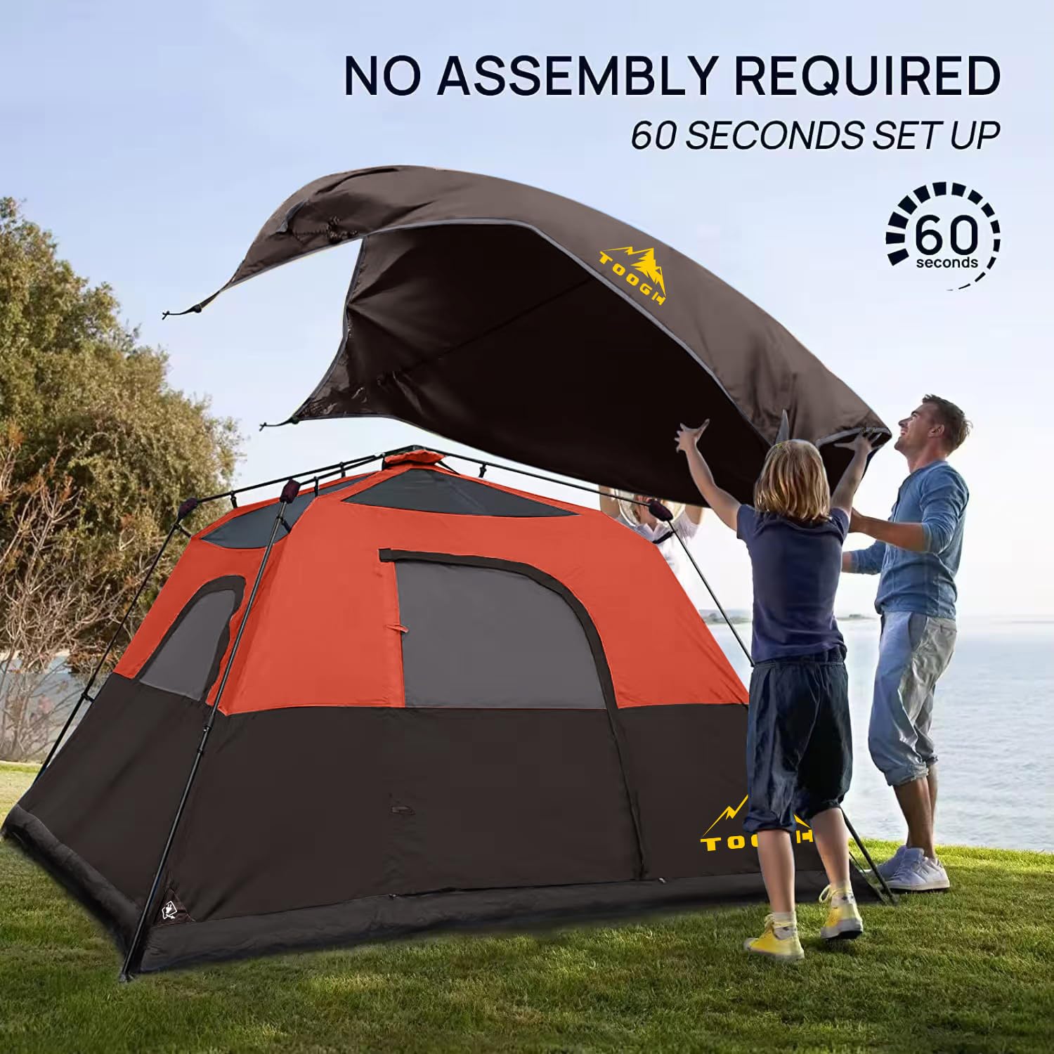 3-6P Instant Cabin Tent