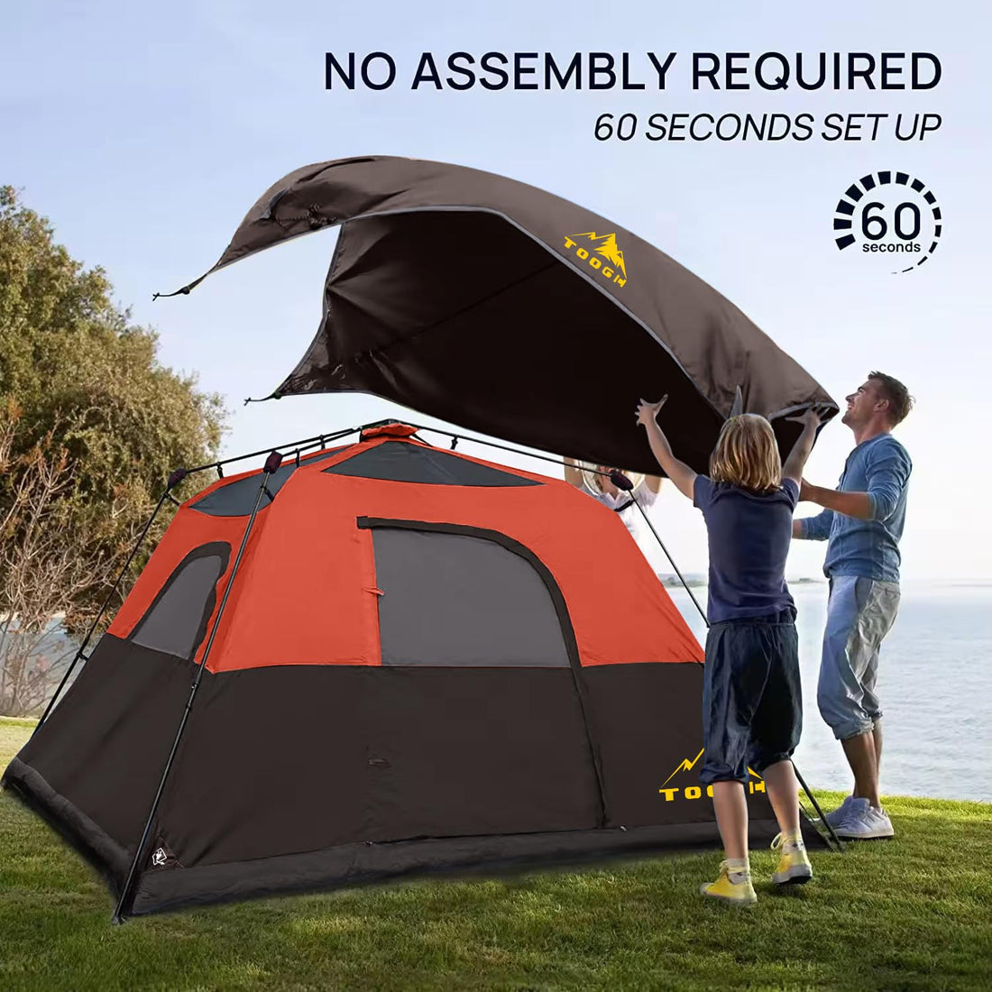 3-6P Instant Cabin Tent