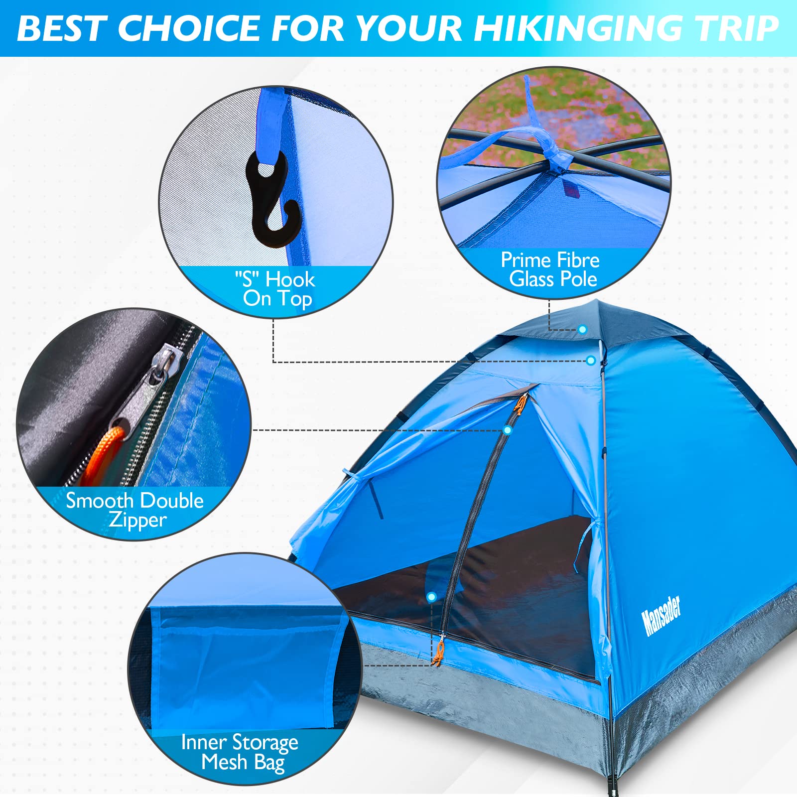 2-Person Camping Tent