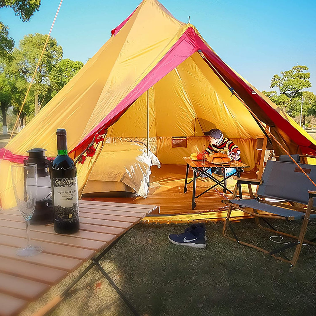 Double-Door Auto Tent