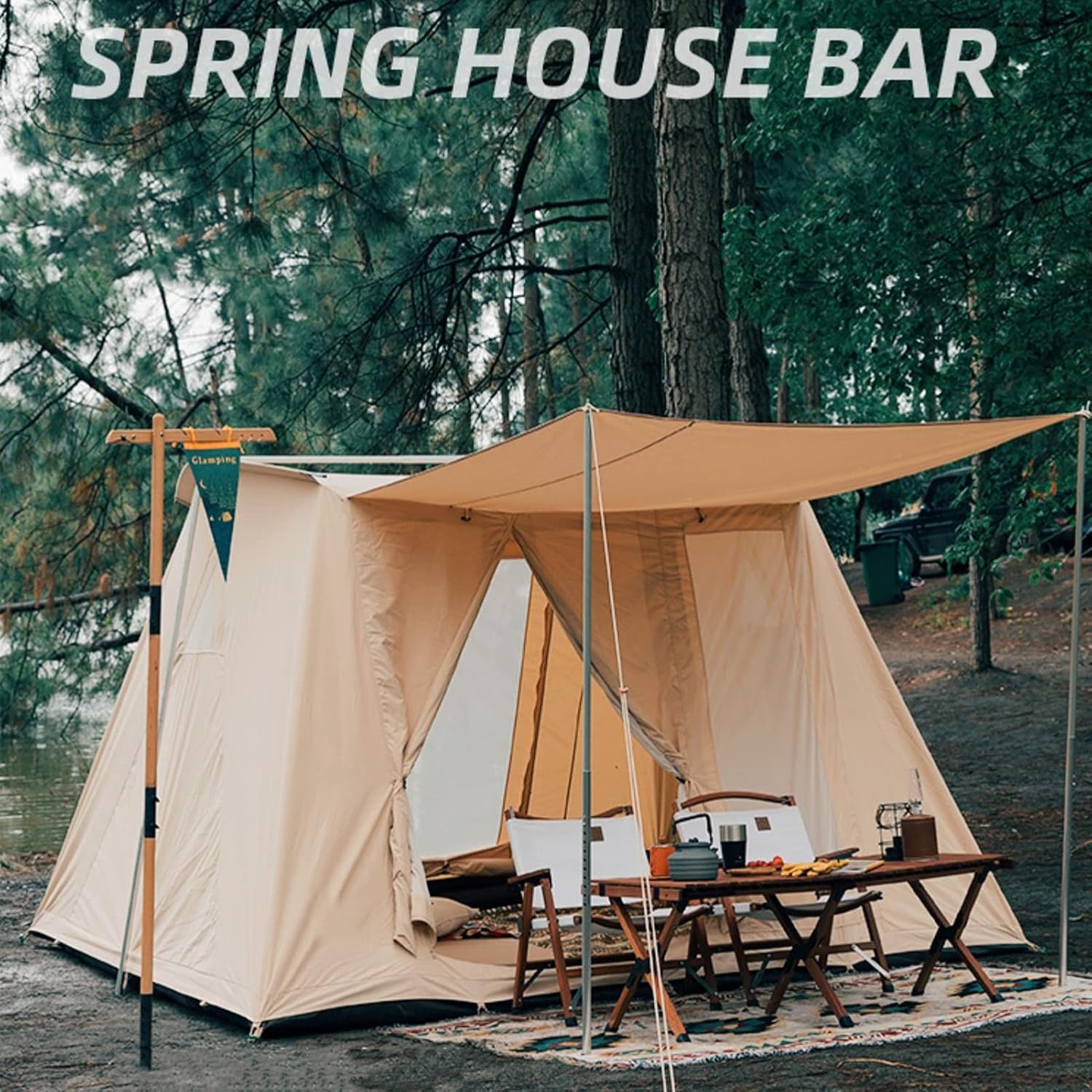 4-Season Luxury Camping Tent