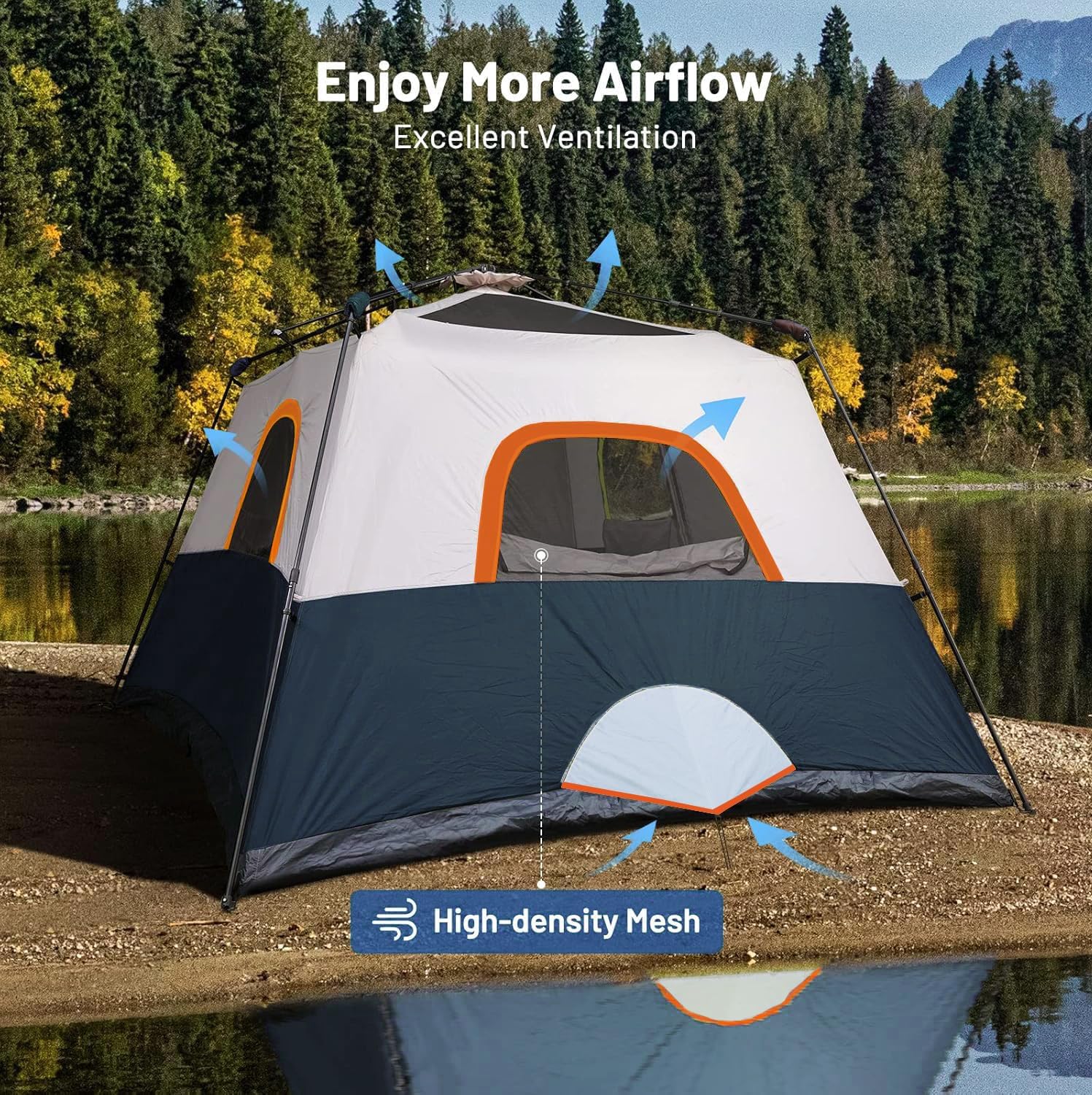 3-6P Instant Cabin Tent