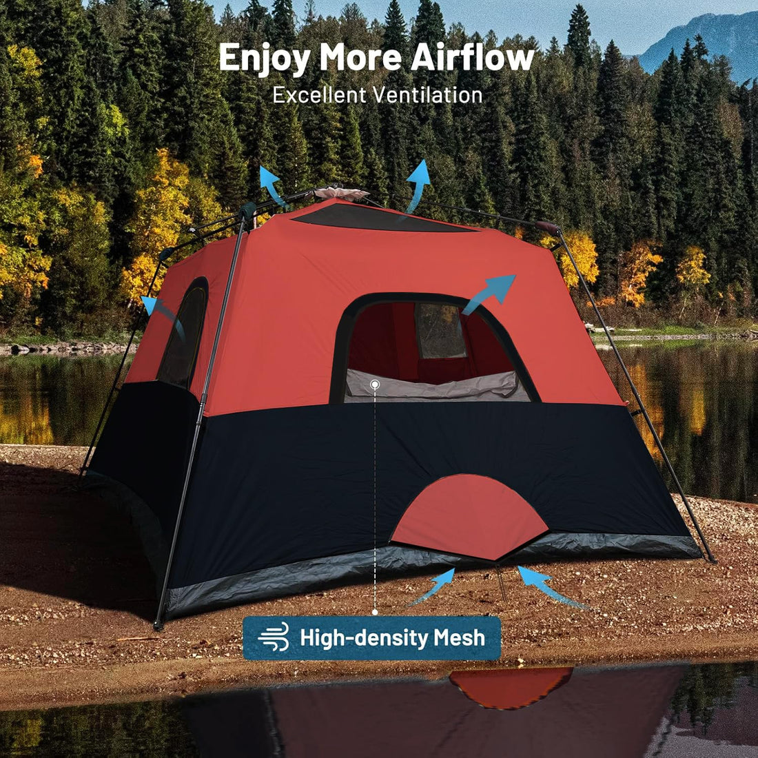 3-6P Instant Cabin Tent