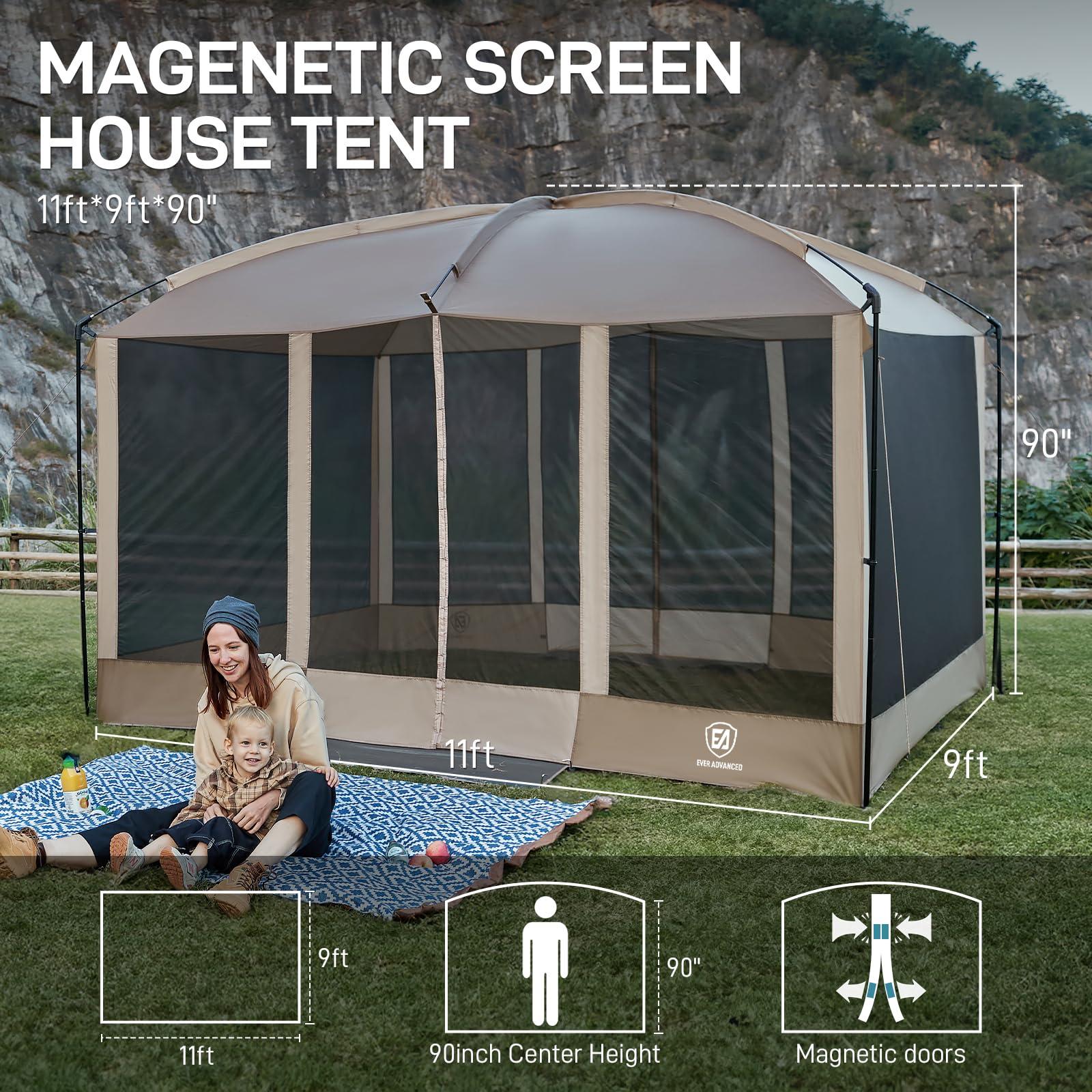 Magnetic Screen House