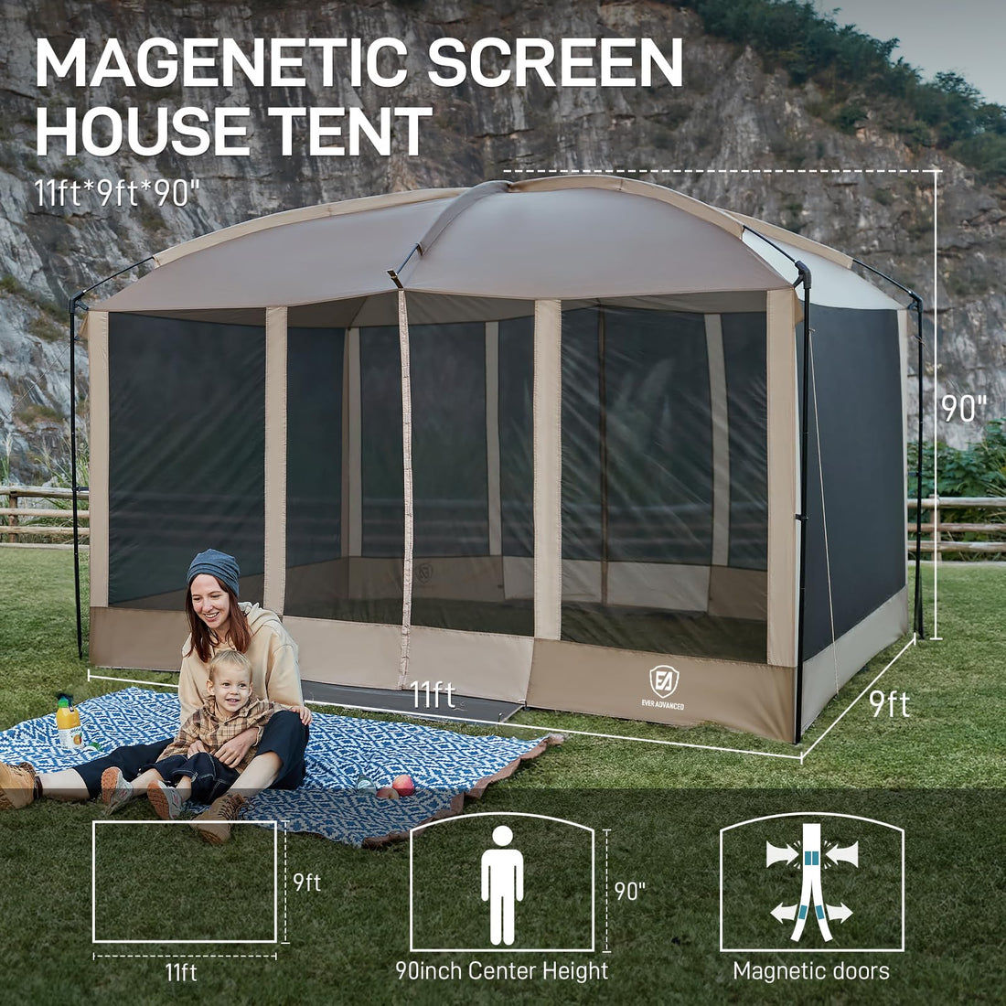 Magnetic Screen House