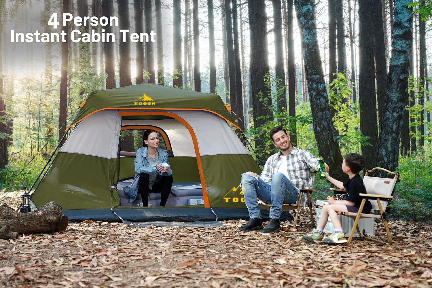 3-6P Instant Cabin Tent