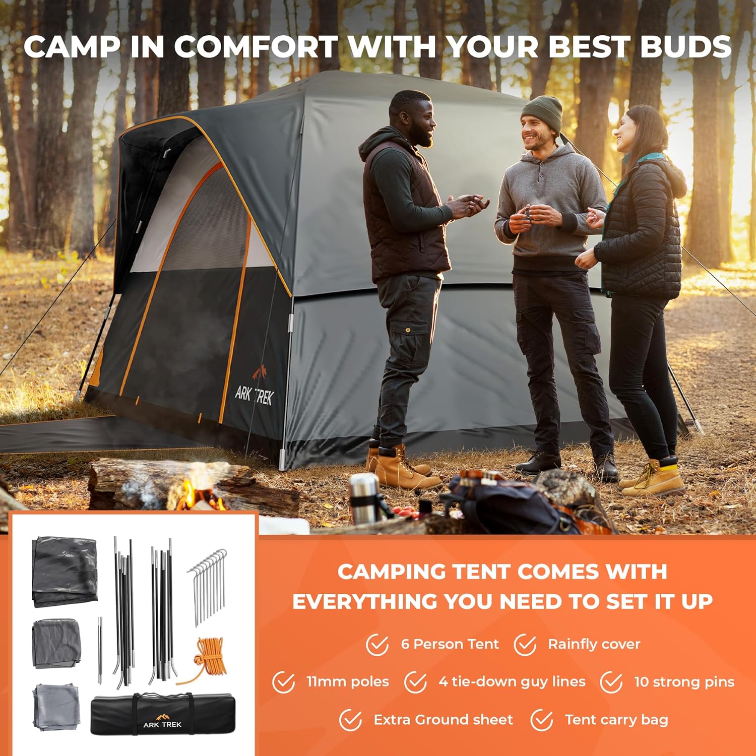 ArkTrek 6-Person Tent