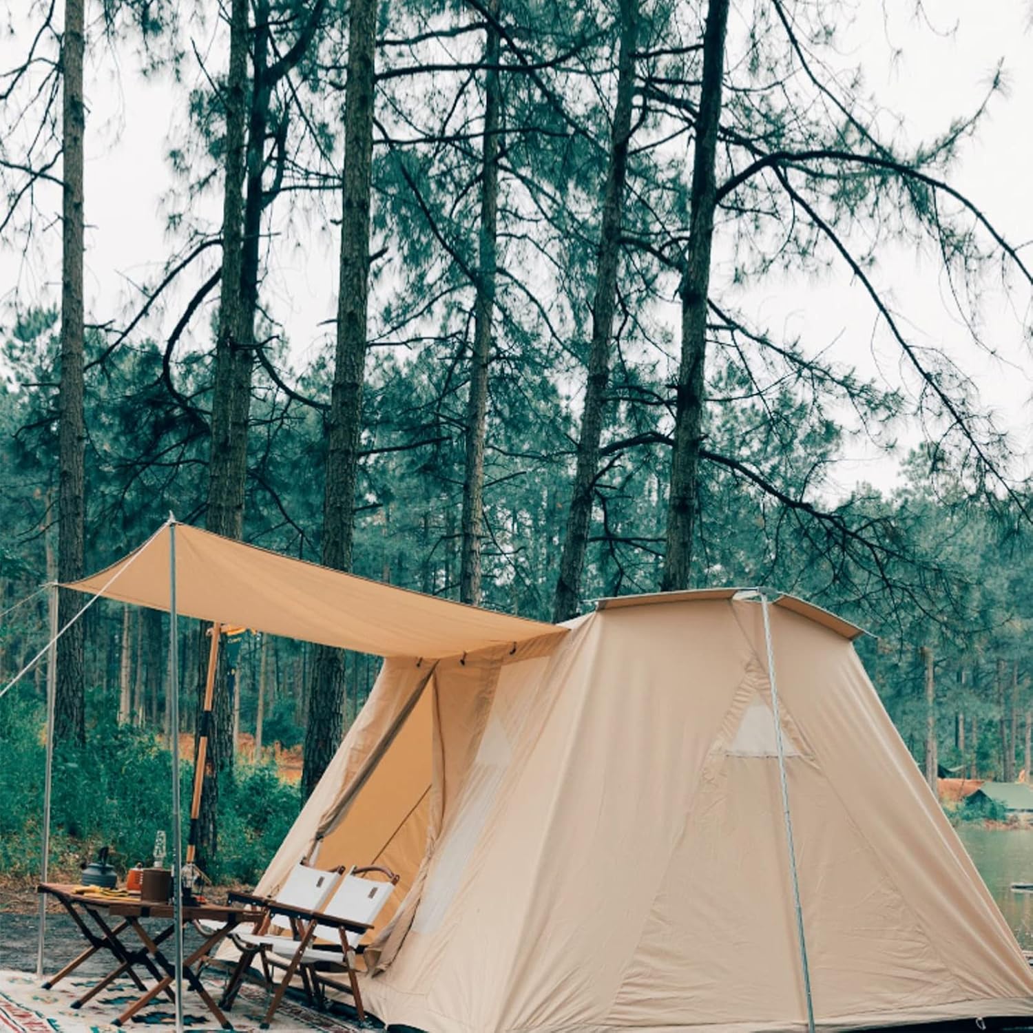 4-Season Luxury Camping Tent