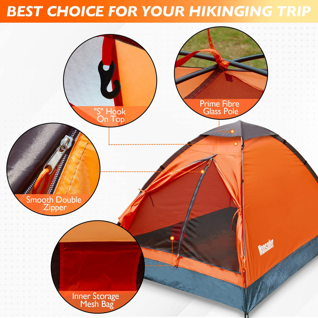 2-Person Camping Tent