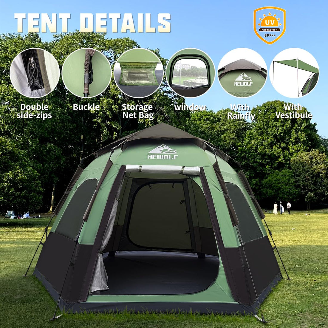 Hewolf Pop Up Tent