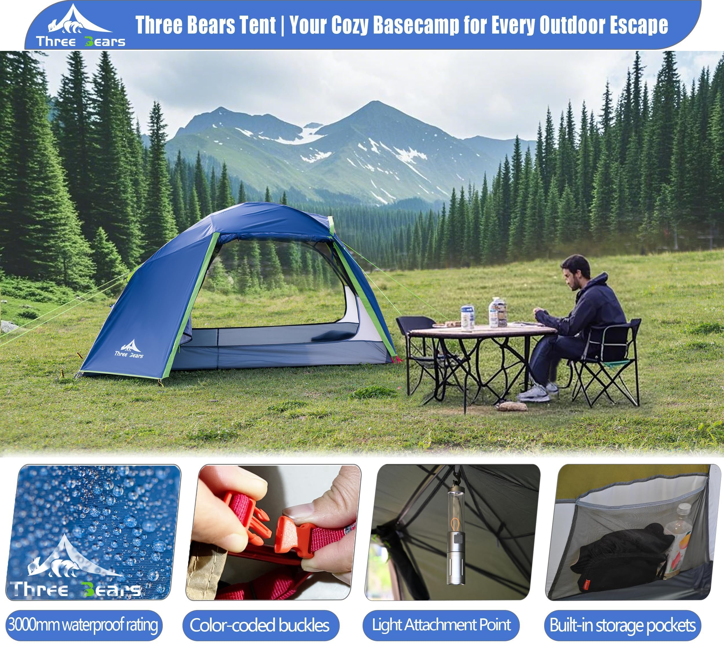 ThreeBears 4-Person Tent