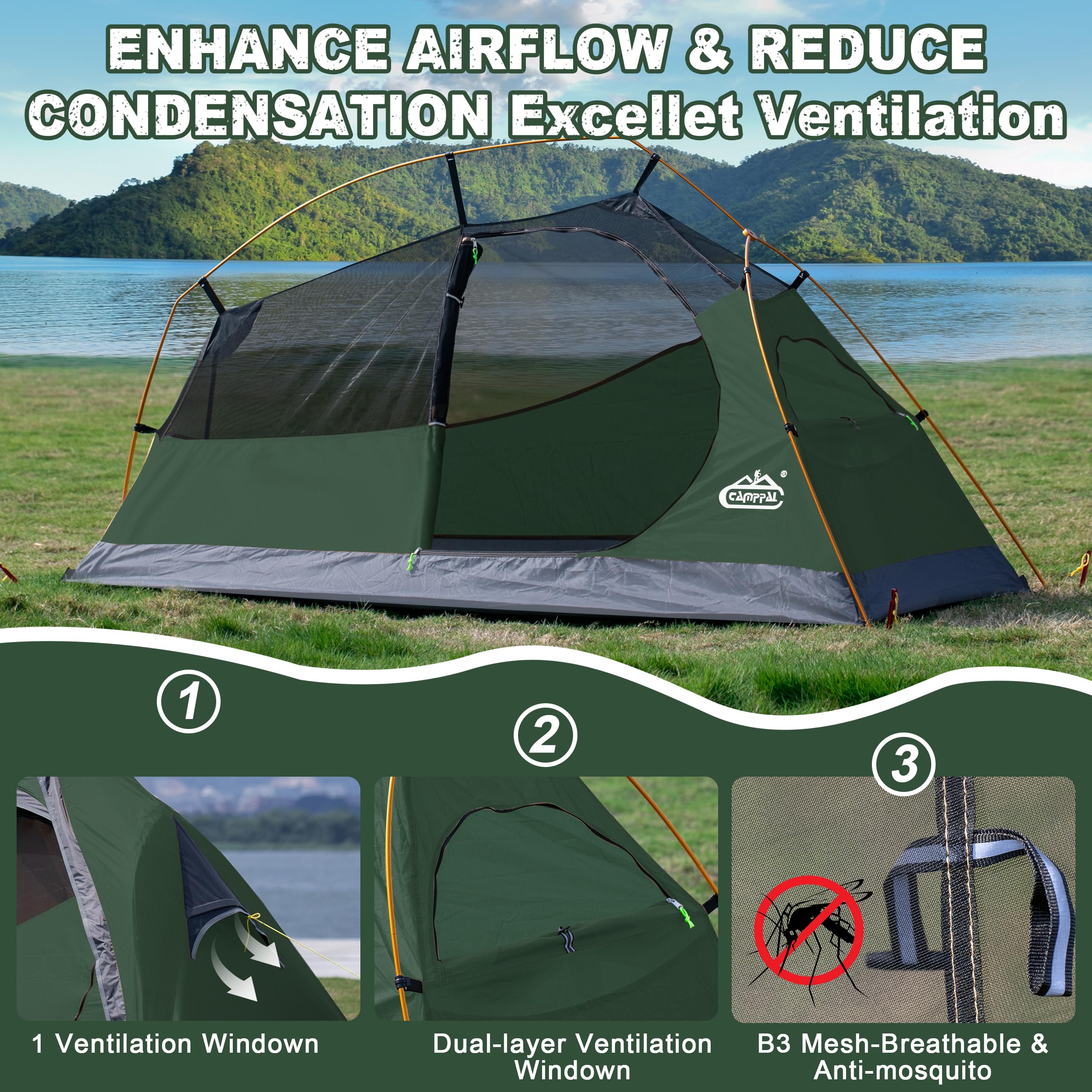 1P Backpacking Tent