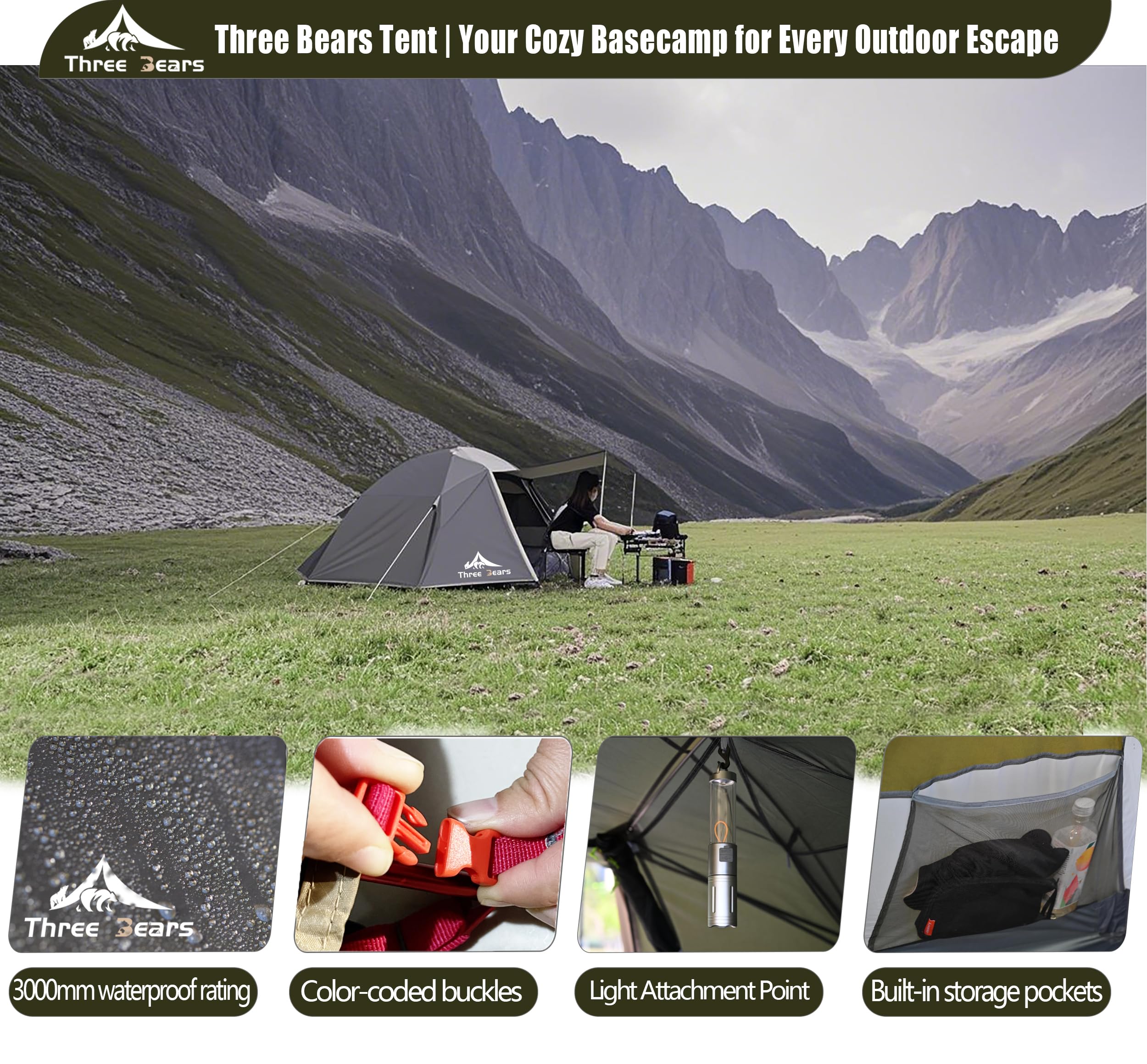 ThreeBears 4-Person Tent