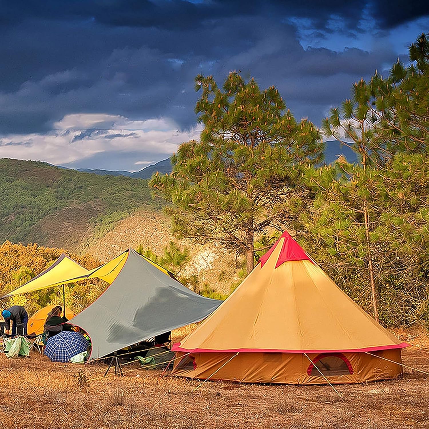 Double-Door Auto Tent